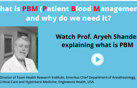 מהו ניהול דם המטופל PBM?