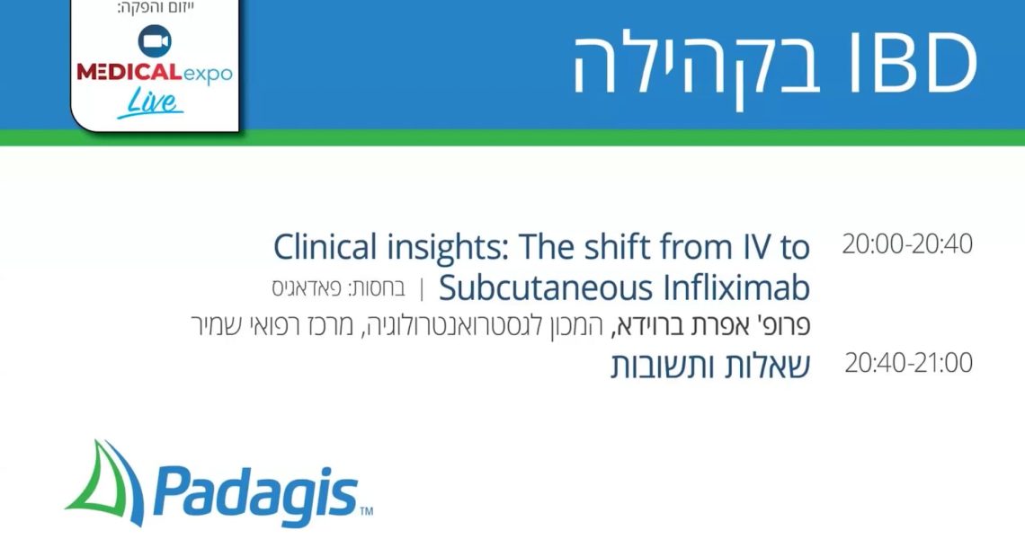 Clinical insights: The shift from IV to Subcutaneous Infliximab
